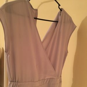 Cropped, chiffon jumpsuit